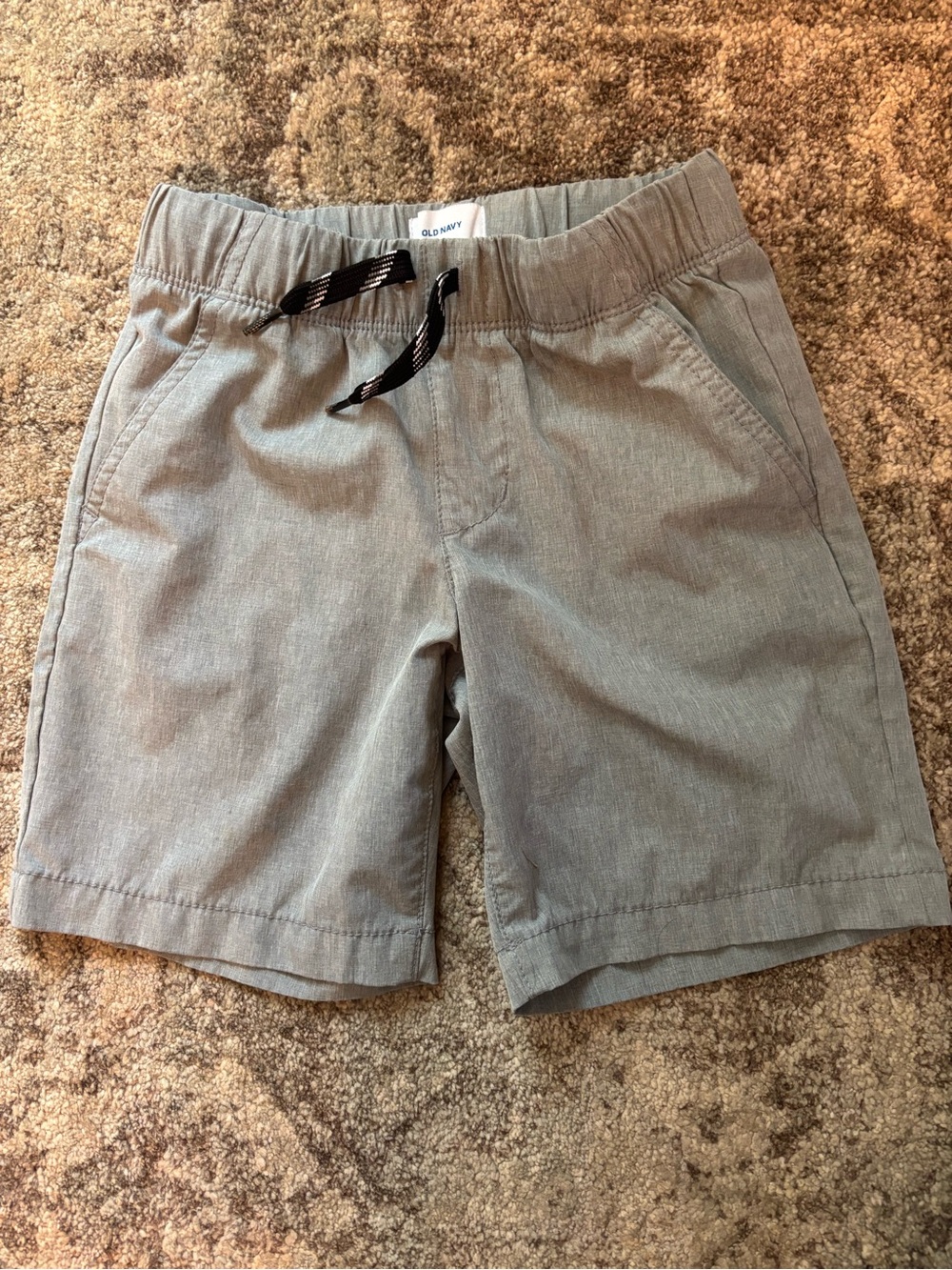 Old Navy Light Gray Boys' Elastic Waist Shorts